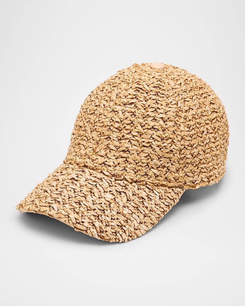 Frankie Raffia Baseball Cap
